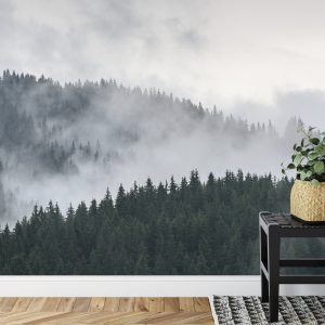 Papier Peint Forêt Dans Le Brouillard – Image 7