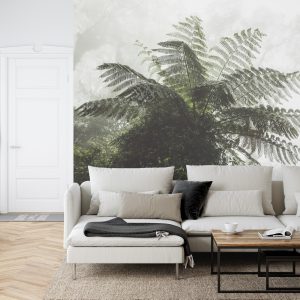 Papier Peint Forêt Dans Le Brouillard – Image 6