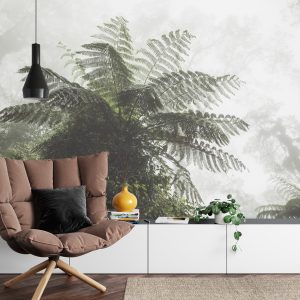 Papier Peint Forêt Dans Le Brouillard – Image 4