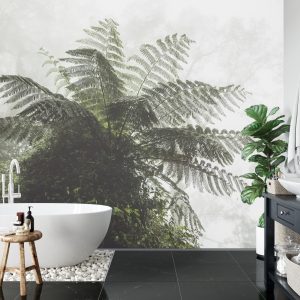 Papier Peint Forêt Dans Le Brouillard – Image 5