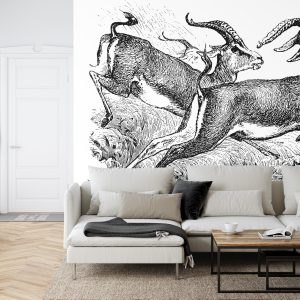 Papier Peint Gazelles Vintage – Image 6