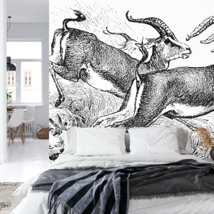 Papier Peint Gazelles Vintage – Image 8