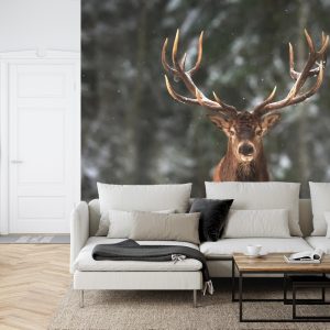 Papier Peint Cerf Dans La Forêt – Image 6