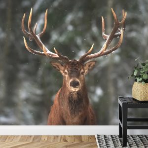 Papier Peint Cerf Dans La Forêt – Image 7