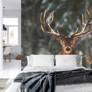 Papier Peint Cerf Dans La Forêt – Image 8