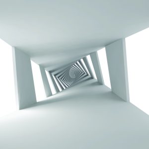 Papier Peint Forêt Dans Le Brouillard – Image 1