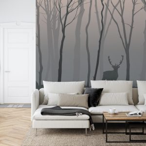 Papier Peint Cerf Dans La Forêt – Image 6