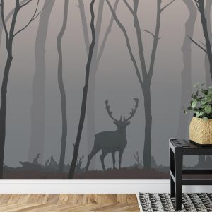 Papier Peint Cerf Dans La Forêt – Image 7
