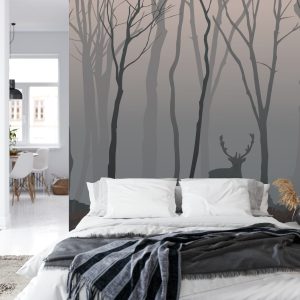 Papier Peint Cerf Dans La Forêt – Image 8