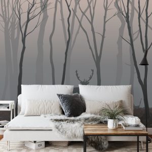 Papier Peint Cerf Dans La Forêt – Image 3