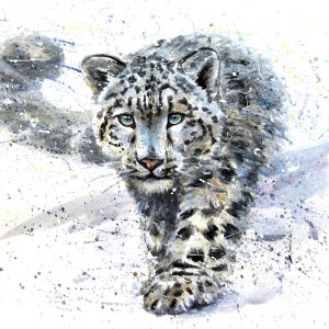 Papier Peint Léopard Des Neiges – Image 1