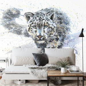 Papier Peint Léopard Des Neiges – Image 3