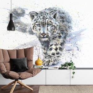 Papier Peint Léopard Des Neiges – Image 4