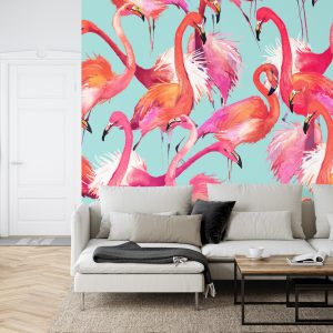 Papier Peint Flamants Roses – Image 6
