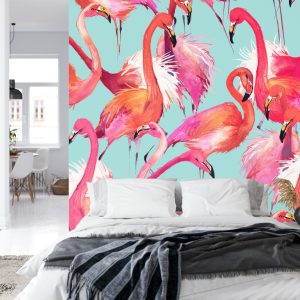 Papier Peint Flamants Roses – Image 8