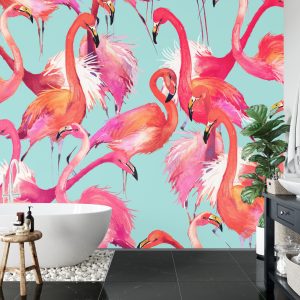 Papier Peint Flamants Roses – Image 5