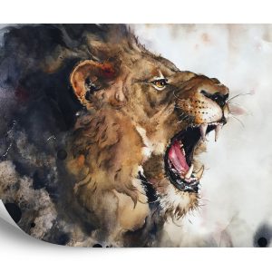 Papier Peint Lion Sauvage – Image 2