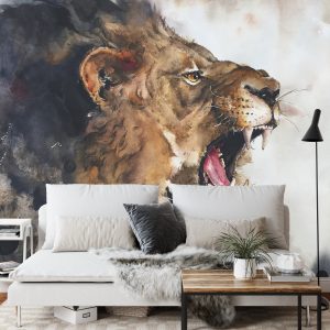 Papier Peint Lion Sauvage – Image 3