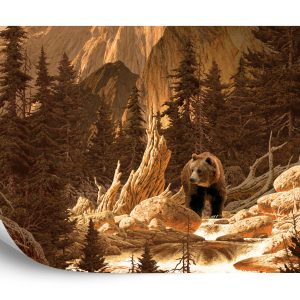 Papier Peint Ours Dans Les Montagnes – Image 2