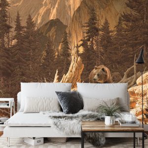 Papier Peint Ours Dans Les Montagnes – Image 3