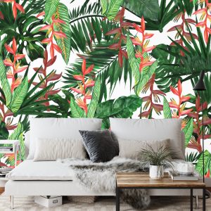 Papier Peint Feuilles Tropicales – Image 3