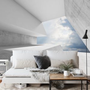 Papier Peint Forêt Dans Le Brouillard – Image 3