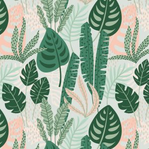 Papier Peint Feuilles Nature – Image 1