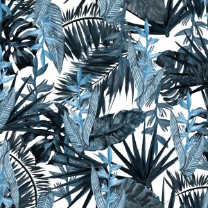 Papier Peint Feuilles Tropicales – Image 1
