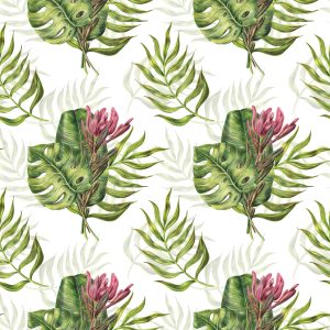 Papier Peint Feuilles De Monstera – Image 1
