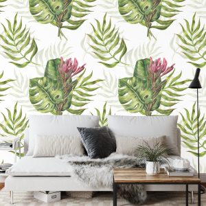 Papier Peint Feuilles De Monstera – Image 3