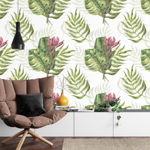 Papier Peint Feuilles De Monstera – Image 4