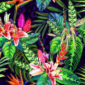 Papier Peint Feuilles Tropicales – Image 1