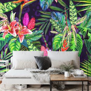 Papier Peint Feuilles Tropicales – Image 3