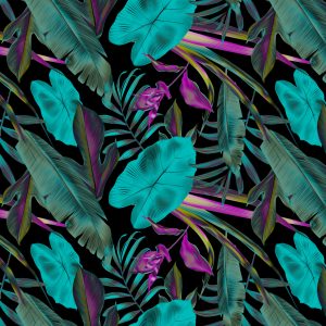 Papier Peint Feuilles Tropicales – Image 1