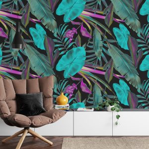 Papier Peint Feuilles Tropicales – Image 4