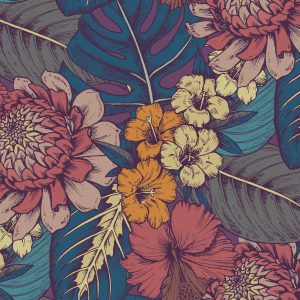 Papier Peint Feuilles Nature – Image 1