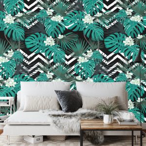 Papier Peint Feuilles De Monstera – Image 3