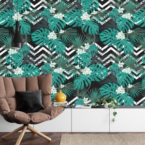 Papier Peint Feuilles De Monstera – Image 4