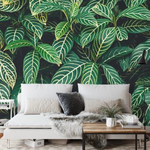 Papier Peint Feuilles Tropicales – Image 3