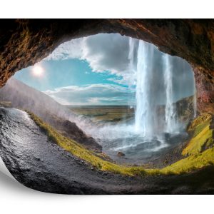 Papier Peint Cascade Rocher Grotte – Image 2