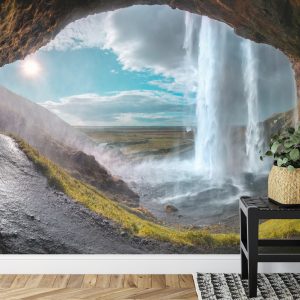 Papier Peint Cascade Rocher Grotte – Image 7