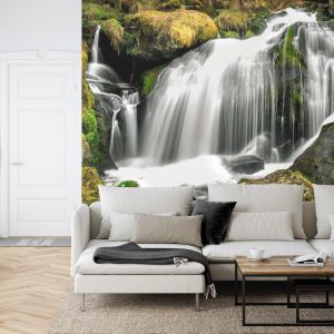 Papier Peint Cascade Dans La Forêt – Image 6