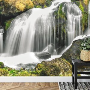 Papier Peint Cascade Dans La Forêt – Image 7