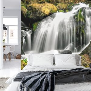 Papier Peint Cascade Dans La Forêt – Image 8