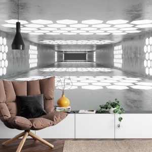 Papier Peint Forêt Dans Le Brouillard – Image 4