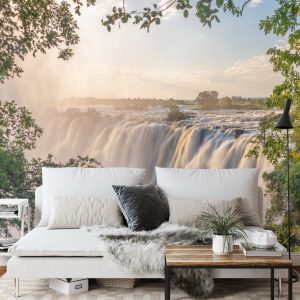 Papier Peint Cascade Dans La Forêt – Image 3