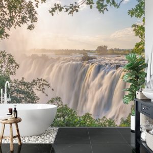 Papier Peint Cascade Dans La Forêt – Image 5