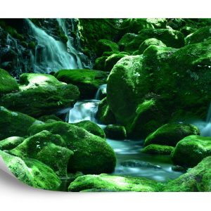 Papier Peint Cascade Rochers – Image 2