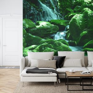 Papier Peint Cascade Rochers – Image 6