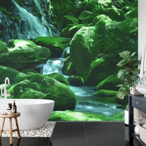 Papier Peint Cascade Rochers – Image 5